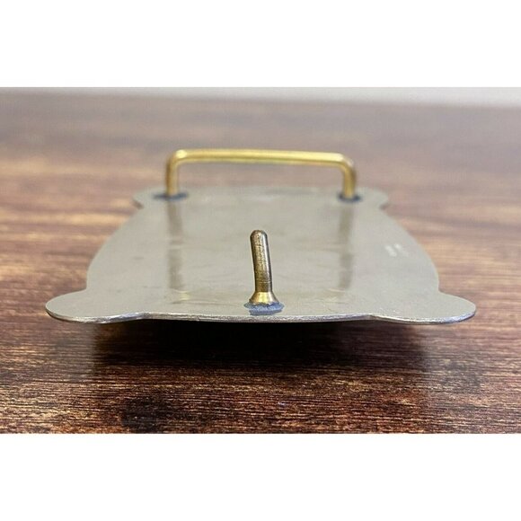 VTG Estate Southwestern Nickel Silver Toro Bull Brass Large Belt‎ Buckle! 36 - Picture 9 of 9